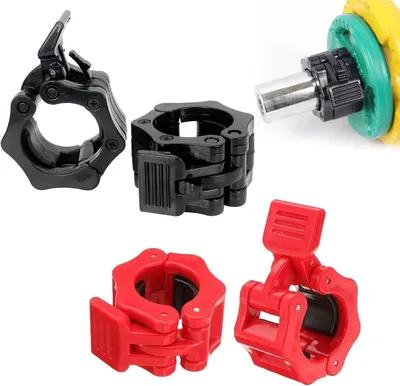 Produktbild von Hantelstange Cerioll Hantelklammern, Hantelklammern, Hantelstangen, Verschluss, schwarze Hantelklammer, Schnellverschluss, Langhantelklammern