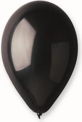 Obrázek produktu pro Gemar latexové balónky balónky - černé - 100 ks - 26 cm