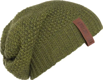 Produktbild von Knit Factory Coco Mütze - Moosgrün/Khaki - One Size