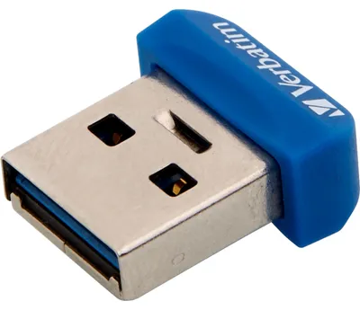 Image de Verbatim Store 'n' Stay Nano lecteur USB flash USB Type-A 3.2 Gen 1 (3.1 Gen 1) Bleu