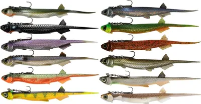 Produktbild von Quantum Pelagic Shad Set Pin 21cm 60g - montierter Gummifisch, Farbe:Ghost
