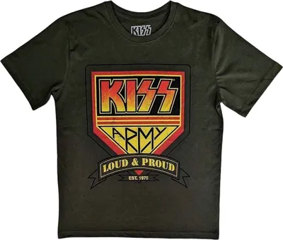 Produktbild von Kiss Loud & Proud Military Green XL T-Shirt