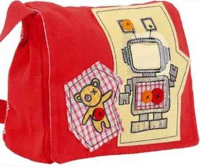 Produktbild von Käthe Kruse Kindergartentasche Uxu rot incl. Brotbox Kigatasche