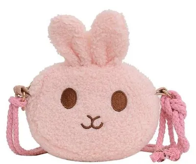 Immagine prodotto di Borsa a tracolla/borsetta in peluche - 19 x 9 cm - Ideale per le uscite - Borsa per bambine