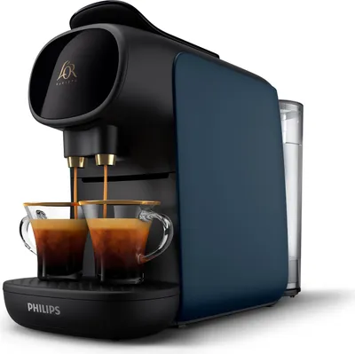 Produktbild von PHILIPS L'Or Barista LM9012/40 Doppel-Espressomaschine – Mitternachtsblau