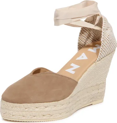 Zdjęcie produktu dla I5740 Espadryle Klinowe Sandały Damskie Manebi