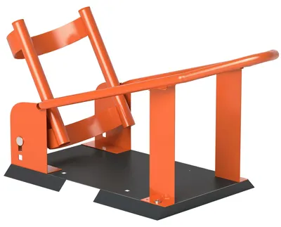 Produktbild von Motorradständer für 15-21", 381-533,4 mm Vorderrad, einstellbare Motorradwippe 816,5 kg Tragkraft Orange