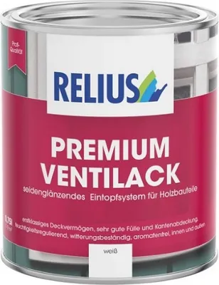 Produktbild von Relius Premium Ventilack weiß 0,375Ltr. * 275840