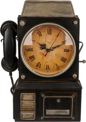Produktbild von Out of the blue Schlüsselanhänger Telefon Uhr Mehrfarbig 26 x 44 34 Kreatives Accessoire