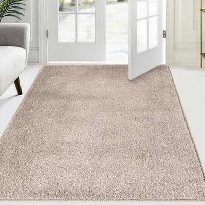 Obrázok produktu pre Podlahová rohož do interiéru, 137 x 210 cm, béžová, protišmyková, umývateľná