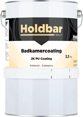 Productafbeelding van Badkamercoating, zwart (RAL 9005), 2,5 kg