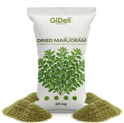 Produktbild von Majoran Gerebelt 20kg Getrocknet Blätter intensiv Gewürz Fleisch Suppen GiDeli