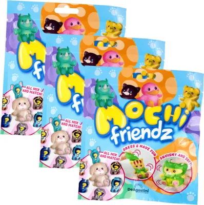 Produktbild von DeAgostini Mochi Friendz Sammelfiguren mit Wendekostüm Figur - 3 Tüten