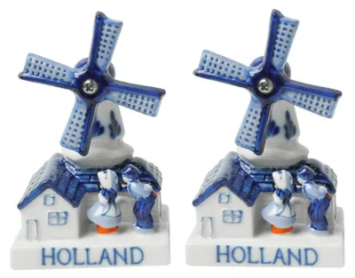 Heinen Delfts Blauw – Peper-& zoutstel Mühle Kissing Couple – Bild 1