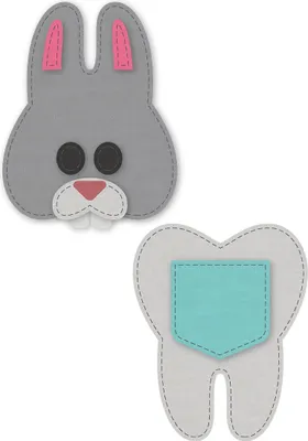 Produktbild von Crafters Edge Stanzform Set Bunny Witziges Häschen mit Hasenzahn