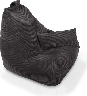 Produktbild von Ecopuf, Keiko, Sitzkissen Sessel Bean Bag, Sitzsack, für Innen, Cord, 100x80x85cm