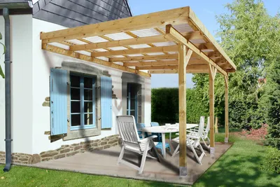 Immagine prodotto di Weka Carport appoggiato Dimensioni 2