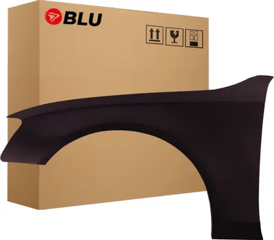 Produktbild von BLU Kotflügel Passend für Audi A4 B8 S4 LZ9X Links Schwarz CherrySchwarz | 2007-2011 | Vorderseite Vorne | Lackiert | Einbaufertig