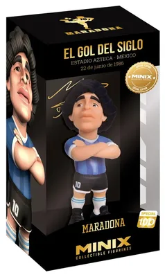 Produktbild von Minix Figur Von Maradonas Tor 12 Cm Schwarz Kinder Schwarz One Size