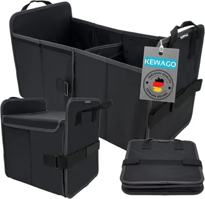 Zdjęcie produktu dla Organizer do bagażnika 20 L do 40 L, z pokrywą, na zakupy