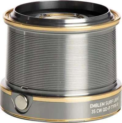 Image de Daiwa Emblem Surf Light 35 Cw Qdp R bobine de rechange argent argent One Size