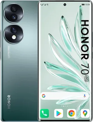 Produktbild von Honor 70 5G 8GB RAM 256GB Dual Sim Smaragd Grün EU