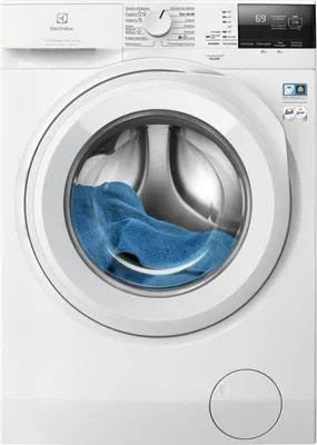 Image de Electrolux EW7W285W Lave-linge séchant Pose libre Chargement frontal Gris, Blanc D