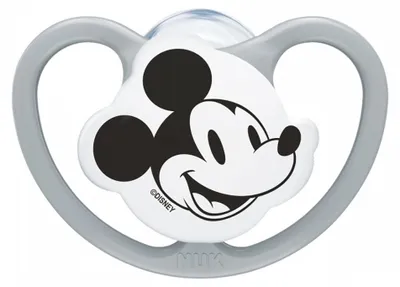 Image de Sucette NUK Perfect Match Air Disney Mickey Mouse 0-6 mois, gris, taille 0-6 mois