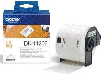 Produktbild von Brother DK1202, Weiß, DK, 100 x 62 x 0 mm, 2-3/7 x 4, 300 Stück(e)