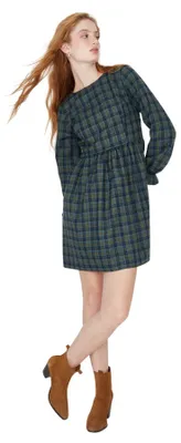 Produktbild von Trendyol Damen Figurbetont Bodycon Rundhalsausschnitt Gestrickt Kleid, Anthrazit