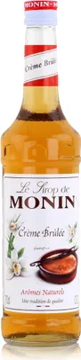 Produktbild von Monin Sirup Créme Brûlée 700ml - Cocktails Milchshakes Kaffeesirup (1er Pack)