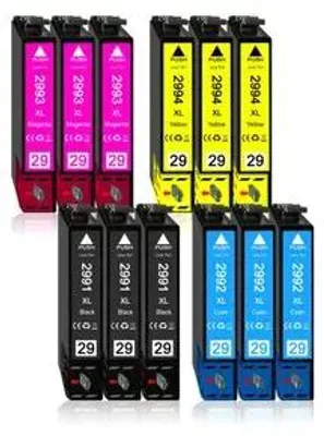 Produktbild von 12er Pack Druckerpatronen 29 29XL kompatibel mit Epson XP-435