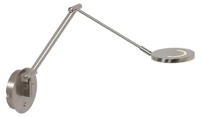 Image de Steinhauer - applique murale - Soleil - acier - verre métal - lampe de lit - LED - 3259ST