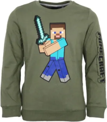 Produktbild von Minecraft Gamer Steve Kinder Jungen Pulli Pullover Sweater Gr. 128