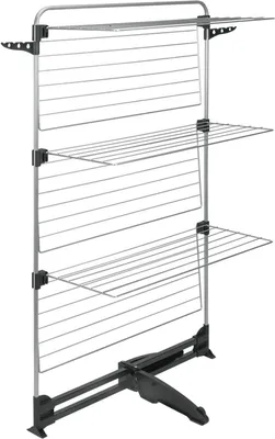 Obrázok produktu pre Metaltex Storm Droogrek 34 m Drooglente Zilver/Zwart