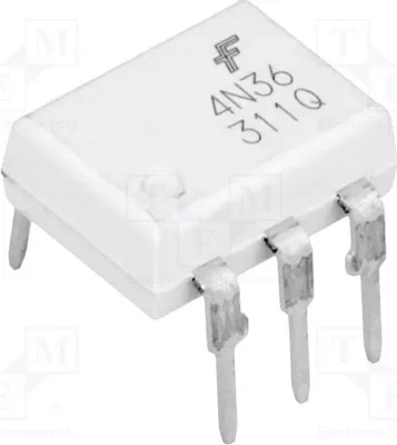Produktbild von 2x Optokoppler Kanäle: 1 THT   Uce: 30V 4N36M Optokoppler - ausgang