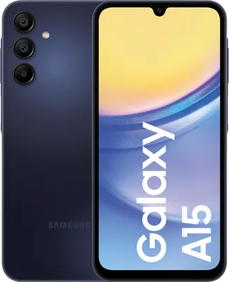 Produktbild von Samsung Galaxy A15 16,5 cm (6.5") Hybride Dual-SIM Android 14 4G USB Typ-C 4 GB 128 GB 5000 mAh Schwarz