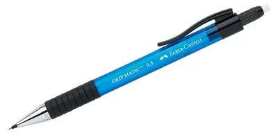 Produktbild von Faber-Castell 137551, Blau, Kunststoff, Grau, 0,5 mm, Rund, Twist-out