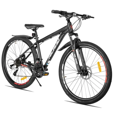 Produktbild von Hiland 27,5-Zoll-Mountainbike für Erwachsene, 24 Gänge, leichter Aluminiumrahmen, hydraulische Scheibenbremsen, Offroad-MTB für Männer und Frauen