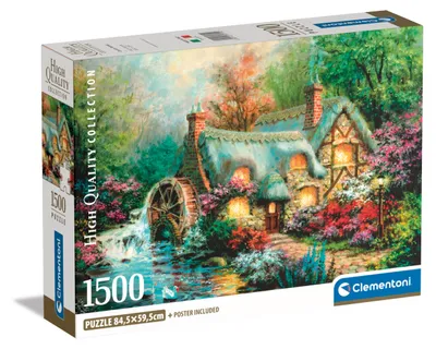 Image de Puzzle CLE 1500 Retraite de campagne compacte 31711