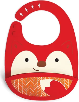 Produktbild von Lätzchen Silikon Baby BabyLätzchen Zoo Fuchs Skip Hop