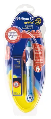 Produktbild von Pelikan Bleistift Griffix für Linkshänder bluesea, Blau, Blau, HB, Rund, 1 Stück(e)