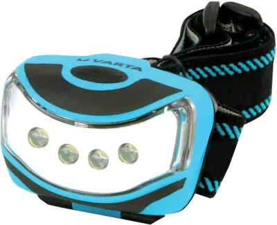 Obrázok produktu pre Varta 16630 101 421, Čelovka, Čierna, Modrá, LED, 4, 50, 20 m, AAA