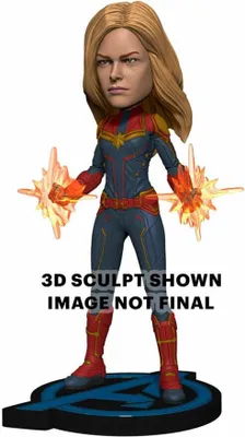 Obrázek produktu pro Avengers: Endgame Head Knocker bobblehead figurka Captain Marvel 20 cm