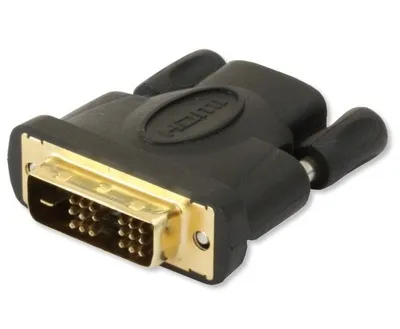 Obrázok produktu pre Techly DVI-D - HDMI M/F, DVI-D, HDMI, Čierna