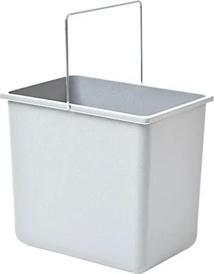 Zdjęcie produktu dla Wewnętrzny pojemnik Hailo 1086249 jasnoszary 18 l 316 x 226 x 286 mm z uchwytem