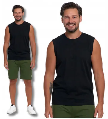 Produktbild von Moraj Herren Tanktop Unterhemd ärmellos – Schwarz, Größe S, bequem