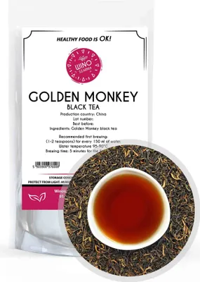Zdjęcie produktu dla Herbata Czarna liściasta Golden Monkey - 500g Luksusowa herbata