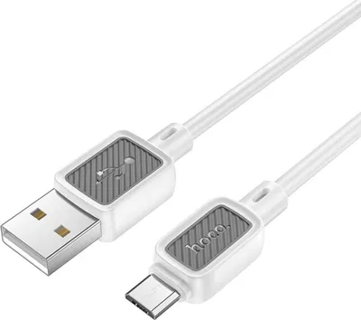 Zdjęcie produktu dla Kabel USB A – Micro USB Hoco 2,4 A, 1 m, 108 szt., biały