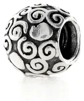 Produktbild von Pandora Charm Damen Swirl Hearts Sterling-Silber 790161
